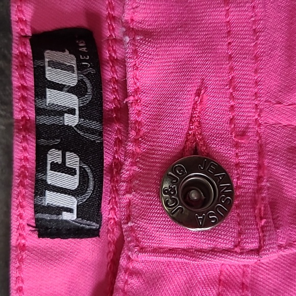 JC & JQ Jeans Hot Pink Skinny Leg 3X - Picture 6 of 14